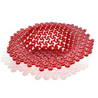 chilli red acrylic decorative bowl by gilbert13