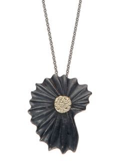 Lauren Wolf   GOLD AND SILVER NAUTILUS NECKLACE by Lauren Wolf Jewelry