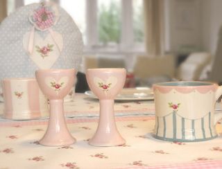 gabriella miller 'rose garden' egg cup by olivia sticks with layla
