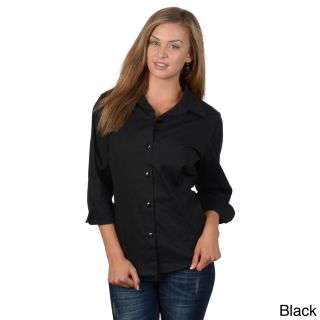 Journee Collection Womens 3/4 Sleeve Blouse