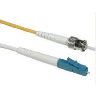C2G / Cables to Go 37928 LC/ST Plenum Rated 9/125 Simplex Single Mode Fiber Patch Cable, Yellow (16.40 Feet/ 5 Meter) Electronics