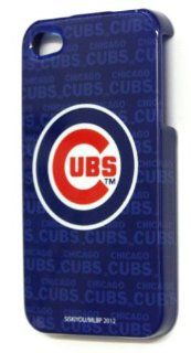 [WG] MLB CHICAGO CUBS HARD BACK PIECE Faceplate Protector Case Cover for Apple iPhone 4S / 4G / 4 (Fits any carrier AT&T, VERIZON AND SPRINT) + Free Detachable Neck Strap / Lanyard Cell Phones & Accessories