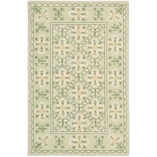 Nourison Country Heritage Green Rug (36 X 56)