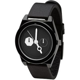 timeless onyx watch by twisted time