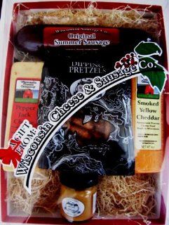 Wisconsin Cheese, Sausage & Dipping Gift Box  Gourmet Cheese Gifts  Grocery & Gourmet Food