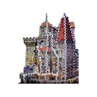Dracula's Castle, 707 Piece 3D Jigsaw Puzzle Made by Wrebbit Puzz 3D Toys & Games