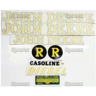 John Deere JD R Hood Decal Set 