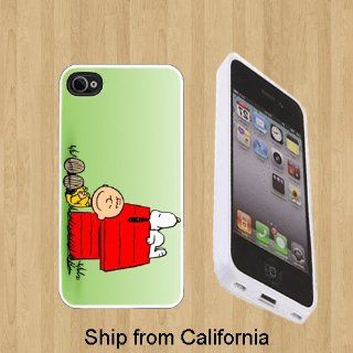 Snoopy Sleeping Custom Case/Cover FOR Apple iPhone 5** WHITE** Rubber Case ( Ship From CA ) Cell Phones & Accessories