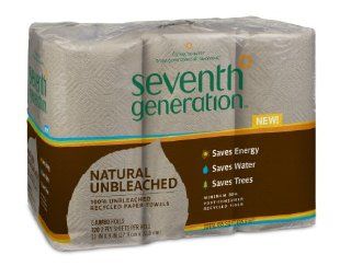 Seventh Generation Unbleached Paper Towels Roll, 6 Count (Pack of 4) Health & Personal Care