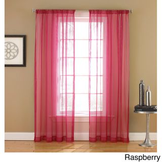 Links Sheer Mesh 84 inch Rod Pocket Curtain Panel