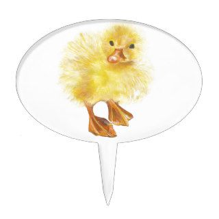 ducky , baby chick cake toppers