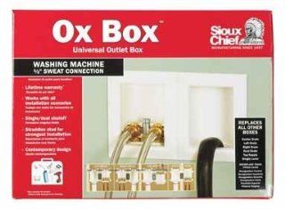 Sioux Chief 696 2303mfpk4 Ox Box Washing Machine Outlet Box   Electrical Outlet Boxes  
