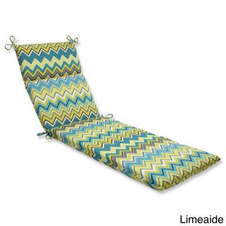 Pillow Perfect Zig Zag Chaise Lounge Outdoor Cushion