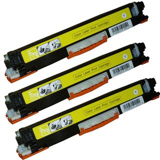 Hp Ce312a (126a) Compatible Yellow Toner Cartridges (pack Of 3)