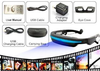 2013 Newest Style Mobile Theatre Video Glasses   Movies on 52 Inch Virtual Screen Built in Earphone Video Glasses s Electronics