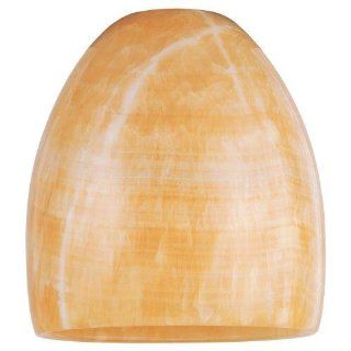 Sea Gull Lighting 94223 699 Ambiance RX Dome Shade, Amber Onyx   Lampshades  
