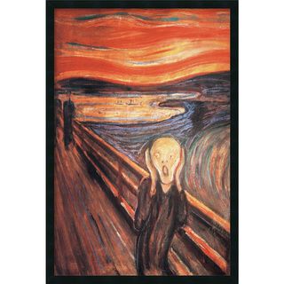 Edvard Munch The Scream Gel Coated Textured Art Prints