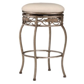 Bordeaux Backless Bronze Pewter Stool