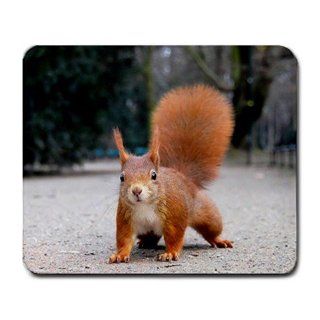Brown Squirrel Mouse Pad  Squirrel Mousepad 