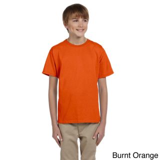 Fruit Of The Loom Fruit Of The Loom Youth Boys Heavy Cotton Hd T shirt Orange Size L (14 16)