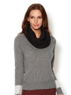 Basic Cashmere Blend Snood 22" x 14" by Line + Lotte