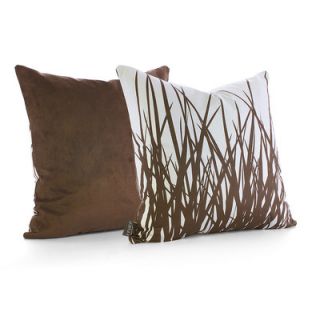 Inhabit Soak Suede Throw Pillow GRS Size 13 x 24, Color Brown