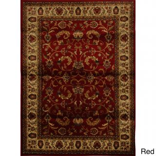 Homeworx Direct Majestic Tabriz Multicolored Oriental Motif Area Rug (78 X 104) Burgundy Size 78 x 104