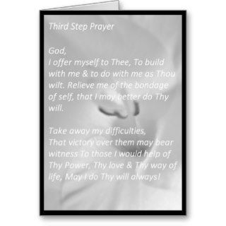 Third Step Prayer Cards