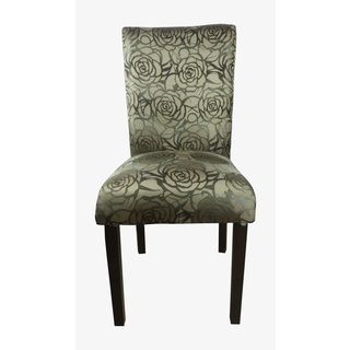 Classic Floral Print Parson Chairs (set Of 2)