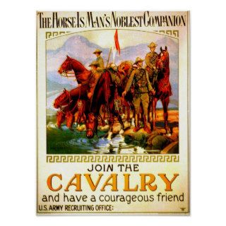 Join the Cavalry   War Horse Print