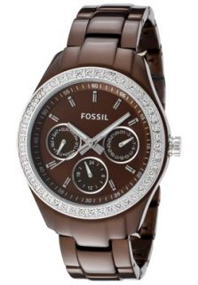 Fossil ES2949  Watches,Womens Stella Brown Dial Brown Aluminum, Casual Fossil Quartz Watches