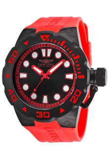 Invicta 16139  Watches,Mens Pro Diver Red Silicone Strap Black Dial, Casual Invicta Quartz Watches