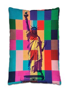 Digital Liberty Pillow by Fluorescent Palace