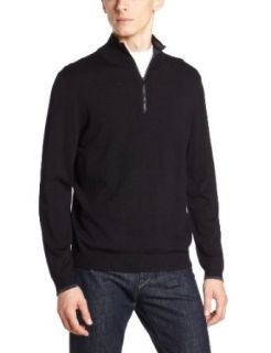 Calvin Klein Sportswear Men's Herringbone Quarter Zip Sweater at  Mens Clothing store