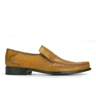 Oliver Sweeney Mens Ravioli Made in Italy Leather Slip on Shoes   Barley      Clothing