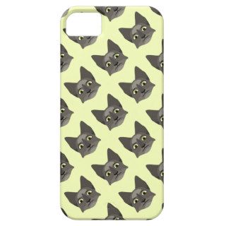 Anime Cat Face With Yellow Eyes iPhone 5/5S Cases