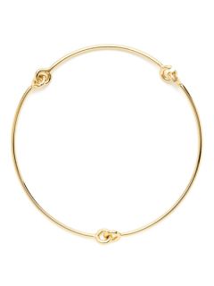 Gold Knot Collar Necklace by Giles & Brother