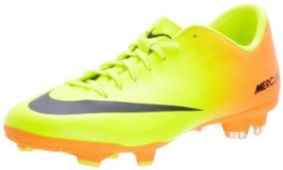 Mens Nike Mercurial Victory IV FG Soccer Cleat Volt/Bright Citrus/Black Size 10.5 Shoes