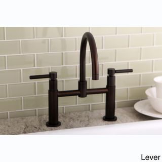 Modern Bridge Oil Rubbed Bronze Kitchen Faucet Other Plumbing