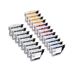 Sophia Global Compatible Ink Cartridge Replacement For Brother Lc61 (8 Black, 4 Cyan, 4 Magenta, 4 Yellow)