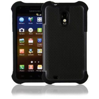 CellJoy Triple Defender Layered Back Cover Case for Samsung Galaxy S II, Epic 4G Touch (SPH D710, SCH R760) (Sprint / US Cellular) Samsung Galaxy S II   Blue and Black [CellJoy Retail Packaging] Cell Phones & Accessories