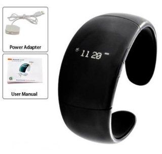 Mobile Phone Bluetooth Fashion Bracelet with Speaker Microphone Time Caller ID Display Vibration Cell Phones & Accessories