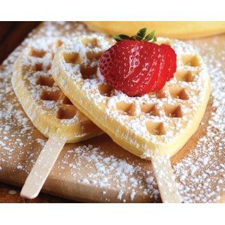 Babycakes Nonstick Waffle Maker Makes 4 Heart Waffles on Sticks Electric Waffle Irons Kitchen & Dining