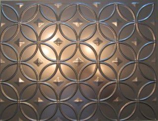 Shop Pack of 10 Backsplash Panels 18" x 24". Celestial in Brushed Nickel at the  Home Dcor Store