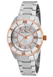 Lucien Piccard 12741 22S WCBRA  Watches,Womens Saraille Silver Tone Dial Stainless Steel, Casual Lucien Piccard Quartz Watches