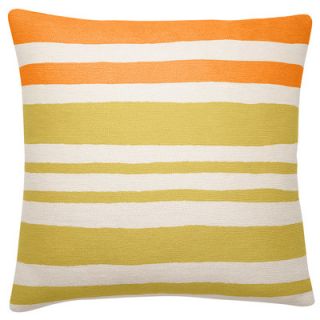 Judy Ross Landscape Wool Pillow LN18 Color Cream / Melon / Yellow