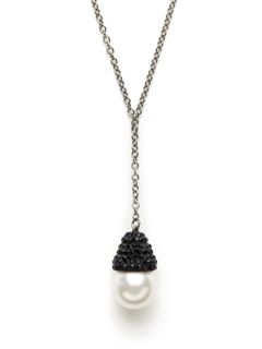 Piano Crystal & Pearl Pendant Necklace by Swarovski Jewelry
