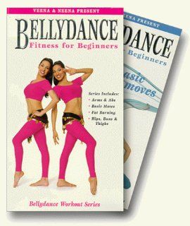 Bellydance Fitness for Beginners Boxed Set [VHS] Neena & Veena Bidasha Movies & TV