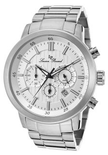 Lucien Piccard 12011 22S  Watches,Mens Monte Viso Chronograph Silver Dial Stainless Steel, Chronograph Lucien Piccard Quartz Watches