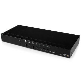 StarTech VS721MULTI Multiple Video Input with Audio to HDMI Scaler Switcher, HDMI/VGA/Component, HDMI Converter Switch Electronics